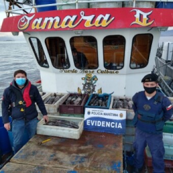 tehuelche noticias: Ays&eacute;n: Sernapesca realiza exitoso operativo a&eacute;reo y mar&iacute;timo en coordinaci&oacute;n con la Armada