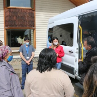 tehuelche noticias: Dirigentes Sociales Realizan Visita Guiada a Nueva Residencia Sanitaria de Puerto Chacabuco