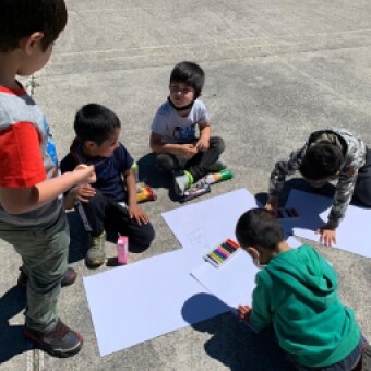 tehuelche noticias: Ni&ntilde;os/as del jard&iacute;n infantil &ldquo;Los Corderitos&rdquo; de Lago Verde celebraron la Semana del P&aacute;rvulo