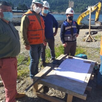 tehuelche noticias: IMPORTANTES AVANCES PRESENTA CONSTRUCCI&Oacute;N DEL TERMINAL DE PASAJEROS Y BORDE COSTERO EN PUERTO CISNES