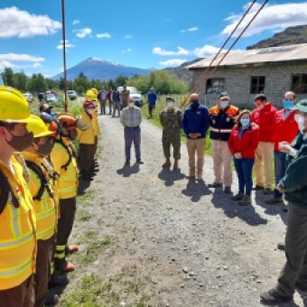 tehuelche noticias: PDI Ays&eacute;n realiza un llamado para evitar incendios forestales en temporada de verano