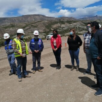 tehuelche noticias: MOP Y GOBERNACI&Oacute;N DE GENERAL CARRERA CONSTATAN AVACES EN OBRAS EN CHILE CHICO CON UNA INVERSI&Oacute;N SUPERIOR A LOS $7 MIL MILLONES