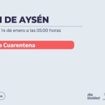 tehuelche noticias: Comuna de Ays&eacute;n retrocede a cuarentena a partir de este jueves