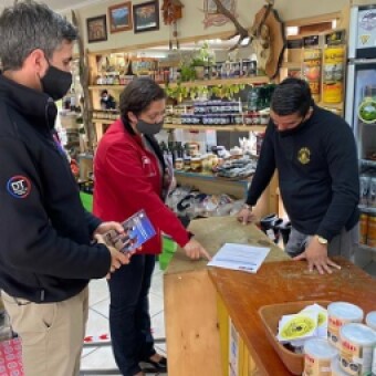 tehuelche noticias: Refuerzan implementaci&oacute;n de medidas contra el coronavirus en el comercio