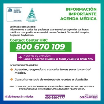 tehuelche noticias: Hospital Coyhaique implementa l&iacute;nea 800 para agendar horas a especialistas