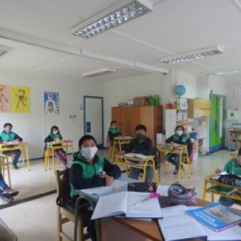tehuelche noticias: Con gran entusiasmo y &eacute;nfasis en la prevenci&oacute;n realizan clases en escuela de Mall&iacute;n Grande