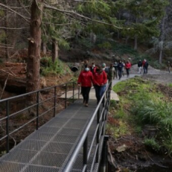 tehuelche noticias: Ministra de Agricultura e Intendenta inspeccionan sendero incluso en Reserva Nacional de Coyhaique