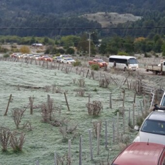 tehuelche noticias: Subcontratistas de arriendo de camiones y buses paralizan trabajos en central hidroel&eacute;ctrica San V&iacute;ctor